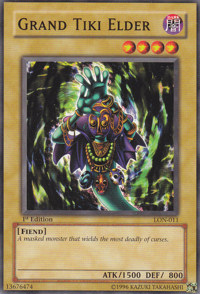 Grand Tiki Elder [LON-011] Common - Yu-Gi-Oh! - Card Brawlers | Quebec | Canada |