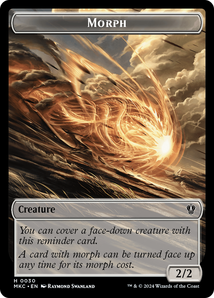 Snake // Morph Double-Sided Token [Murders at Karlov Manor Commander Tokens] - Magic: The Gathering - Card Brawlers | Quebec | Canada |