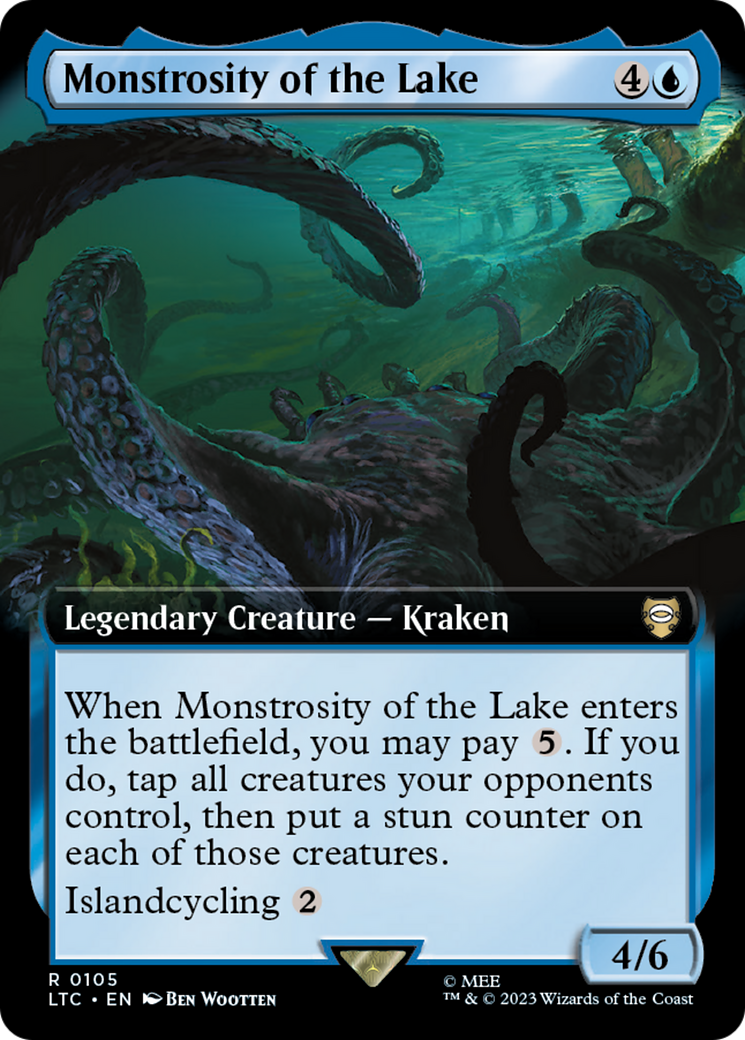 Monstrosity of the Lake (Extended Art) [The Lord of the Rings: Tales of Middle-Earth Commander] - Magic: The Gathering - Card Brawlers | Quebec | Canada |