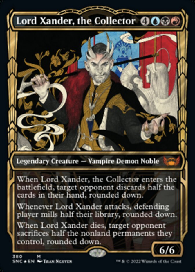 Lord Xander, the Collector (Showcase Golden Age Gilded Foil) [Streets of New Capenna] - Magic: The Gathering - Card Brawlers | Quebec | Canada |