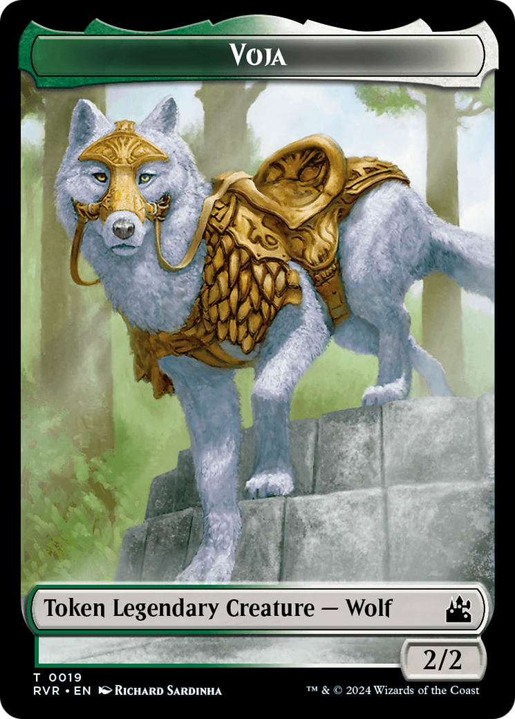 Spirit (0018) // Voja Double-Sided Token [Ravnica Remastered Tokens] - Magic: The Gathering - Card Brawlers | Quebec | Canada |