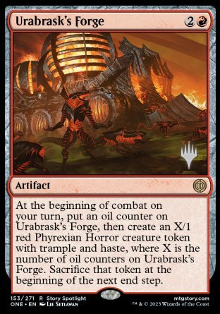 Urabrask's Forge (Promo Pack) [Phyrexia: All Will Be One Promos] - Magic: The Gathering - Card Brawlers | Quebec | Canada |