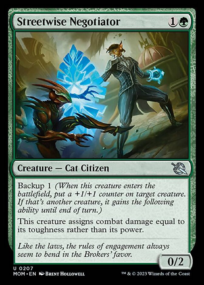Streetwise Negotiator [March of the Machine] - Magic: The Gathering - Card Brawlers | Quebec | Canada |