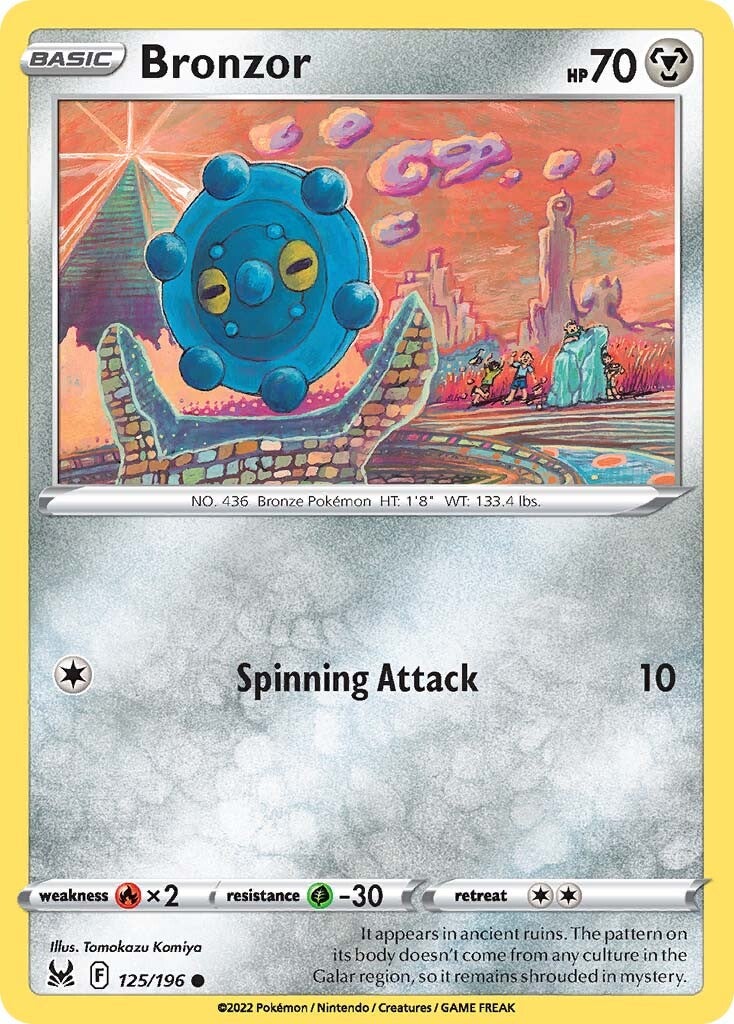 Bronzor (125/196) [Sword & Shield: Lost Origin] - Pokémon - Card Brawlers | Quebec | Canada |