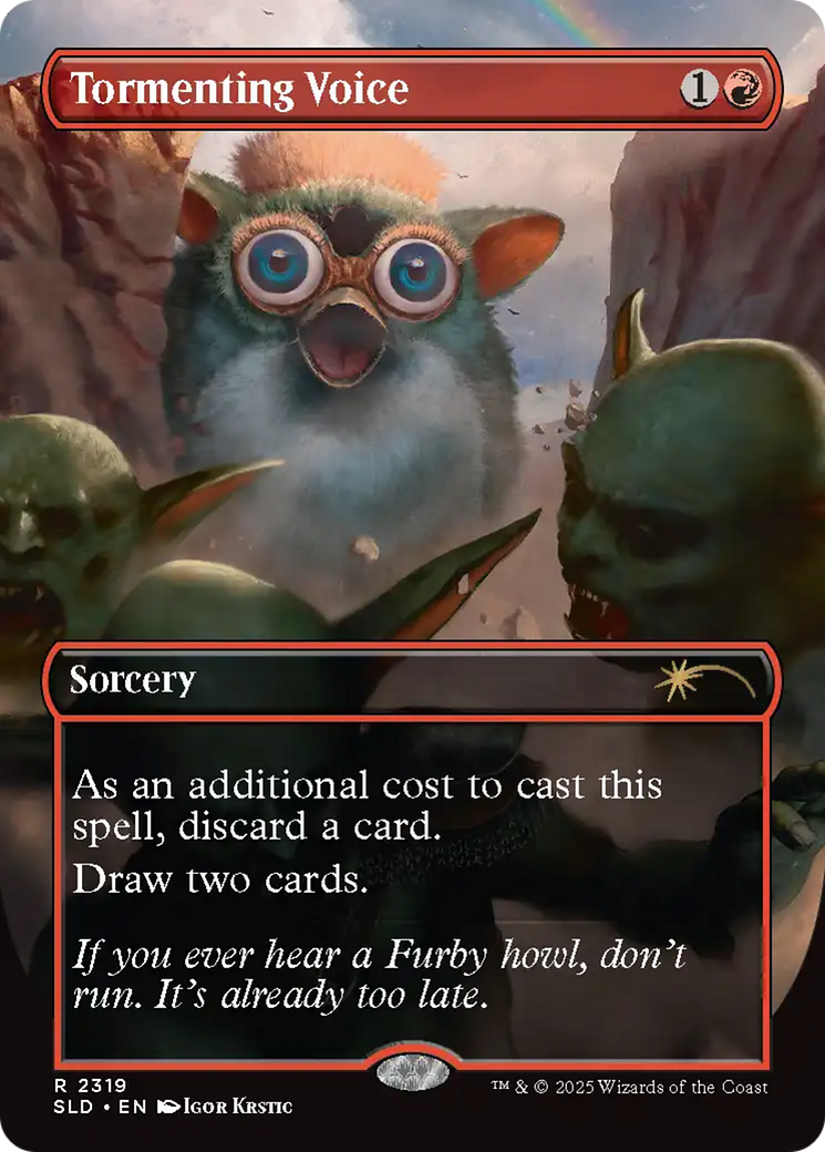 Tormenting Voice (Rainbow Foil) [Secret Lair Drop Series] - Magic: The Gathering - Card Brawlers | Quebec | Canada |