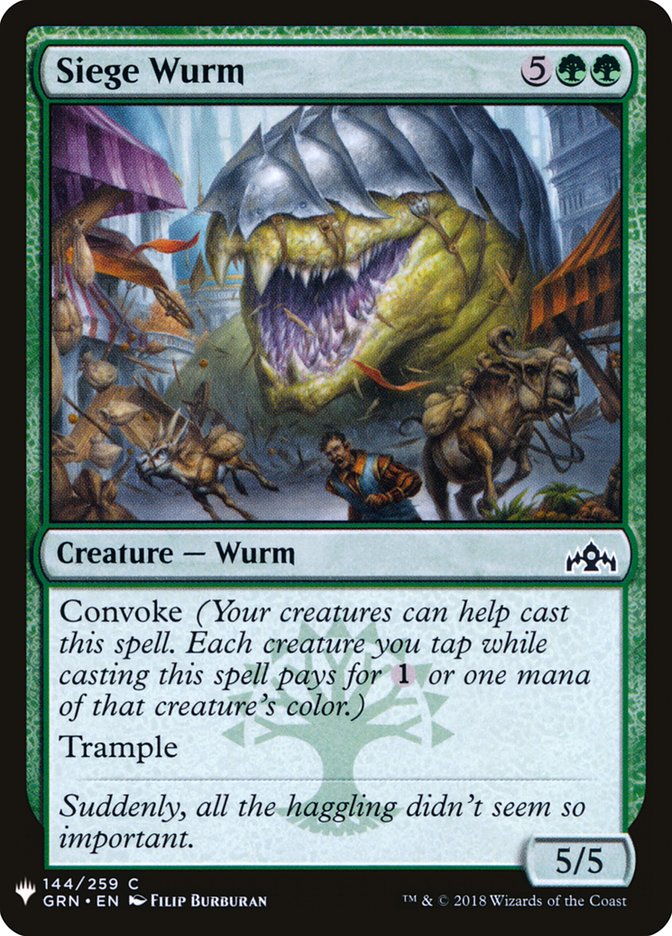 Siege Wurm [Mystery Booster] - Magic: The Gathering - Card Brawlers | Quebec | Canada |