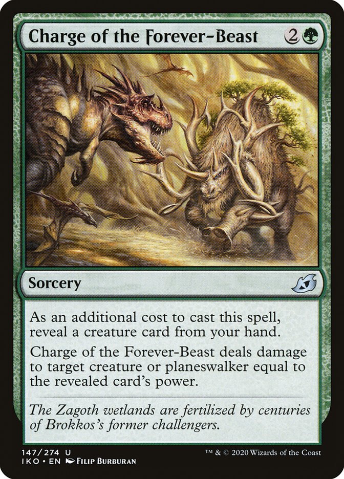 Charge of the Forever-Beast [Ikoria: Lair of Behemoths] - Magic: The Gathering - Card Brawlers | Quebec | Canada |