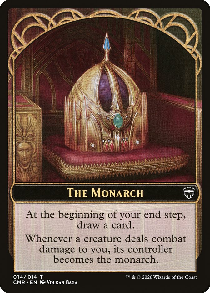 Golem // The Monarch Double-Sided Token [Commander Legends Tokens] - Magic: The Gathering - Card Brawlers | Quebec | Canada |