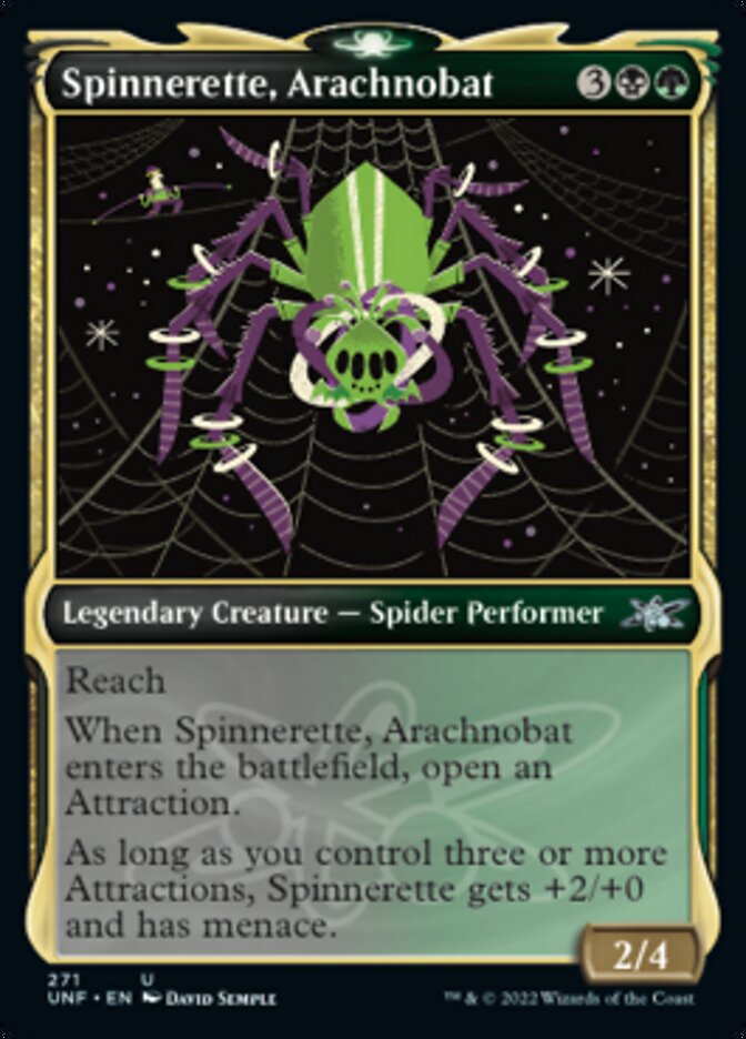 Spinnerette, Arachnobat (Showcase) [Unfinity] - Magic: The Gathering - Card Brawlers | Quebec | Canada |
