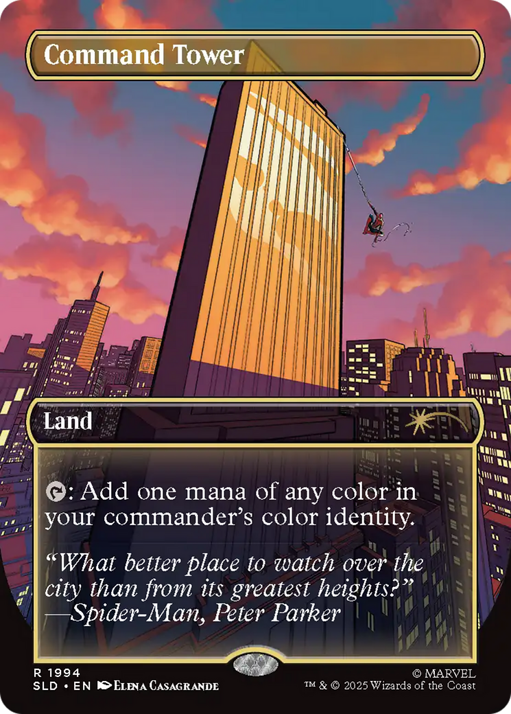 Command Tower (1994) (Rainbow Foil) [Secret Lair Drop Series] - Magic: The Gathering - Card Brawlers | Quebec | Canada |