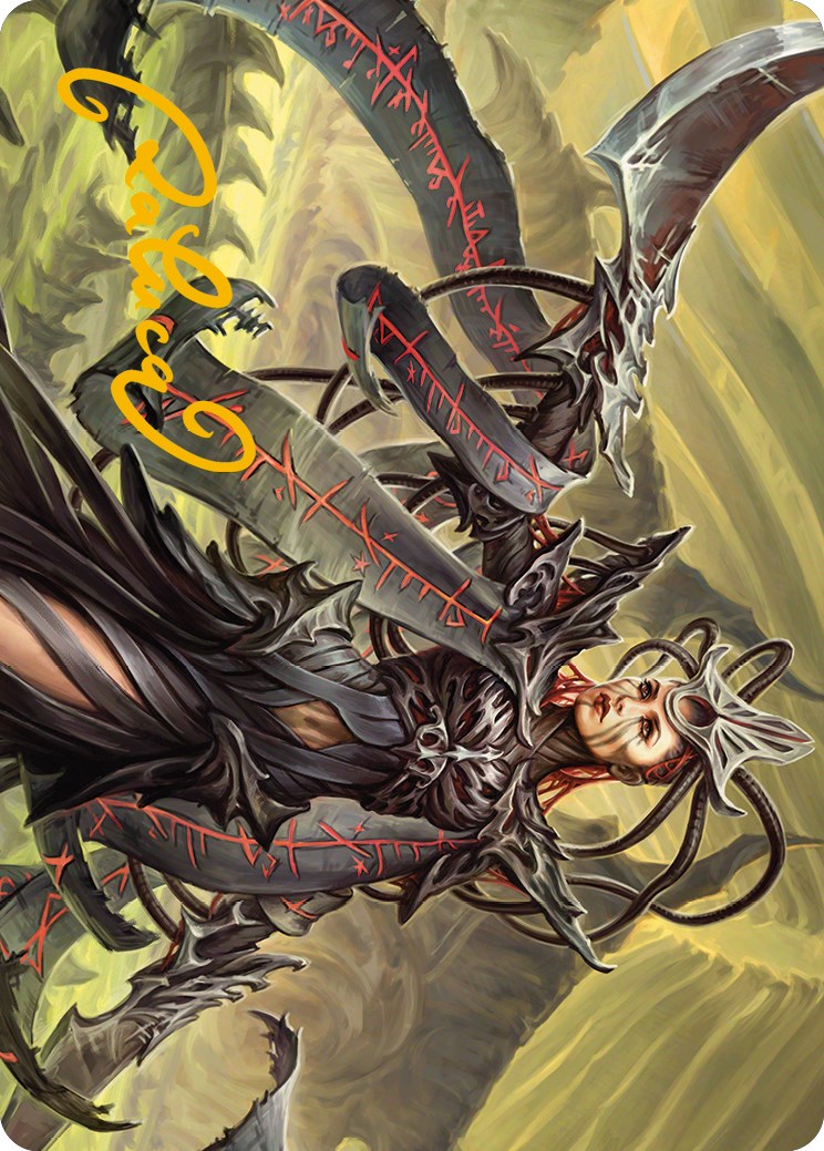 Testament Bearer Art Card (Gold-Stamped Signature) [Phyrexia: All Will Be One Art Series] - Magic: The Gathering - Card Brawlers | Quebec | Canada |