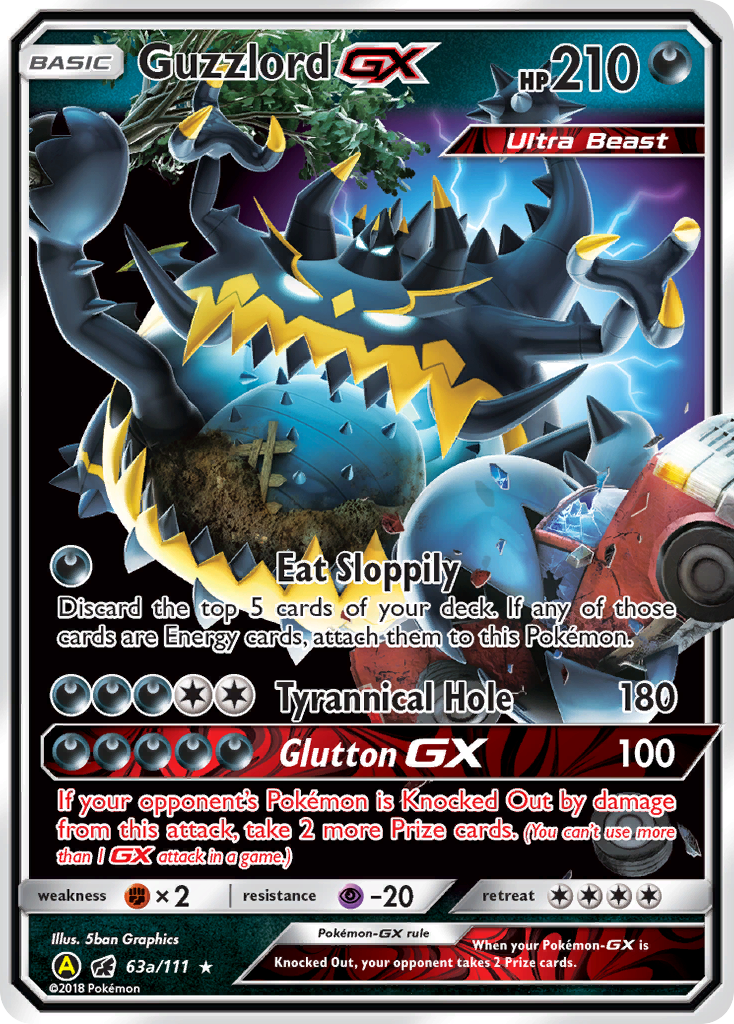 Guzzlord GX (63a/111) [Alternate Art Promos] - Pokémon - Card Brawlers | Quebec | Canada |