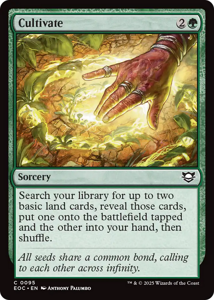 Cultivate [Edge of Eternities Commander] - Magic: The Gathering - Card Brawlers | Quebec | Canada |