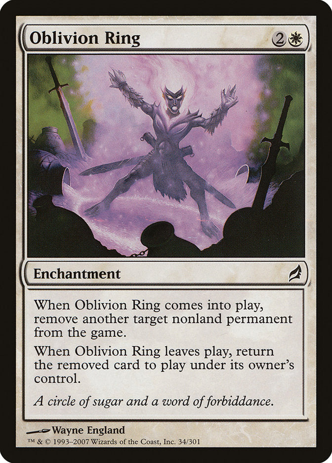 Oblivion Ring [Lorwyn] - Magic: The Gathering - Card Brawlers | Quebec | Canada |