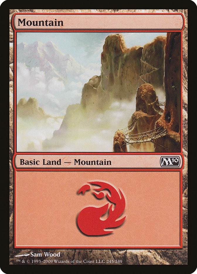 Mountain (245) [Magic 2010] - Magic: The Gathering - Card Brawlers | Quebec | Canada |
