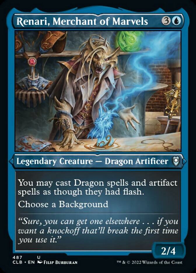 Renari, Merchant of Marvels (Foil Etched) [Commander Legends: Battle for Baldur's Gate] - Magic: The Gathering - Card Brawlers | Quebec | Canada |