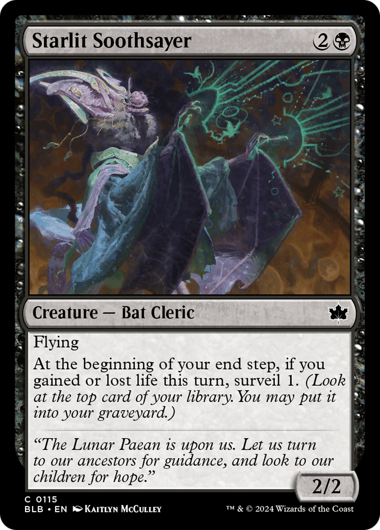 Starlit Soothsayer [Bloomburrow] - Magic: The Gathering - Card Brawlers | Quebec | Canada |