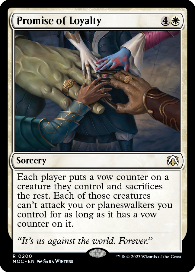 Promise of Loyalty [March of the Machine Commander] - Magic: The Gathering - Card Brawlers | Quebec | Canada |
