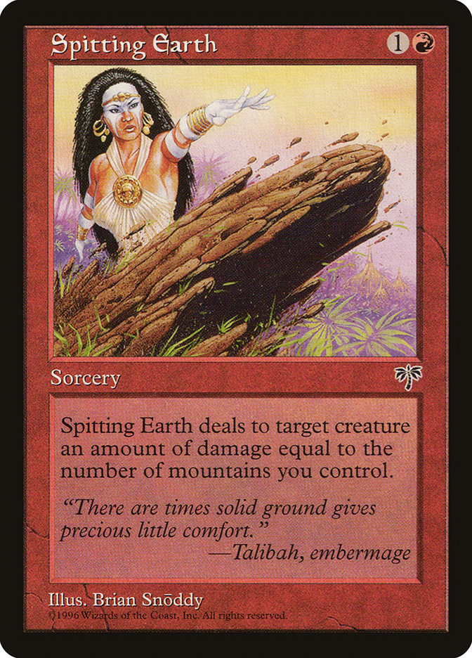 Spitting Earth [Mirage] - Magic: The Gathering - Card Brawlers | Quebec | Canada |
