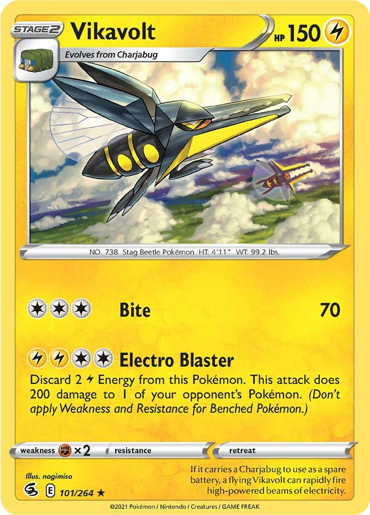 Vikavolt (101/264) [Sword & Shield: Fusion Strike] - Pokémon - Card Brawlers | Quebec | Canada |