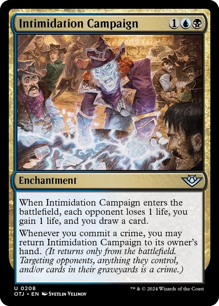 Intimidation Campaign [Outlaws of Thunder Junction] - Magic: The Gathering - Card Brawlers | Quebec | Canada |