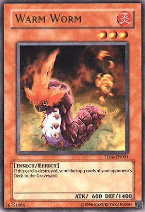 Warm Worm [TF04-EN001] Ultra Rare - Yu-Gi-Oh! Video Game Promotional Cards - Card Brawlers | Quebec | Canada |
