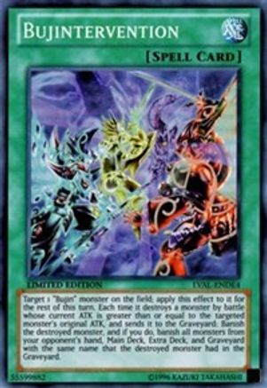 Bujintervention [LVAL-ENDE4] Super Rare - Yu-Gi-Oh! - Card Brawlers | Quebec | Canada |