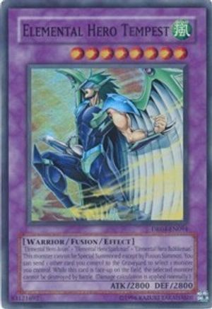 Elemental Hero Tempest [DR04-EN094] Super Rare - Yu-Gi-Oh! - Card Brawlers | Quebec | Canada |