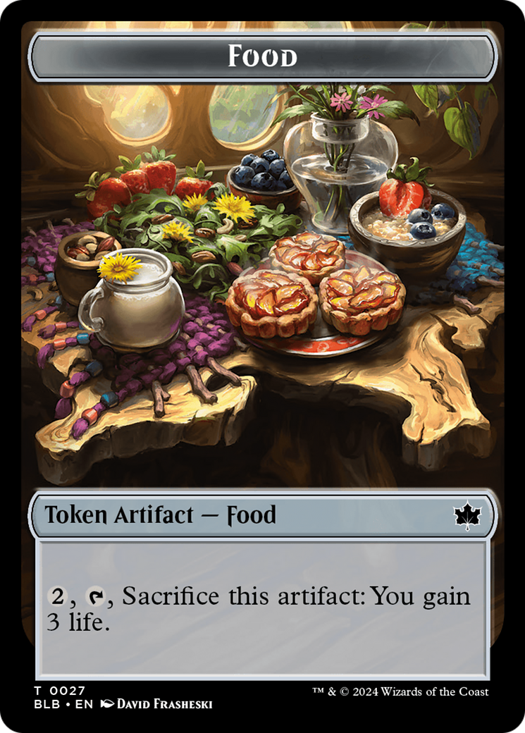 Food // Coruscation Mage Double-Sided Token [Bloomburrow Tokens] - Magic: The Gathering - Card Brawlers | Quebec | Canada |