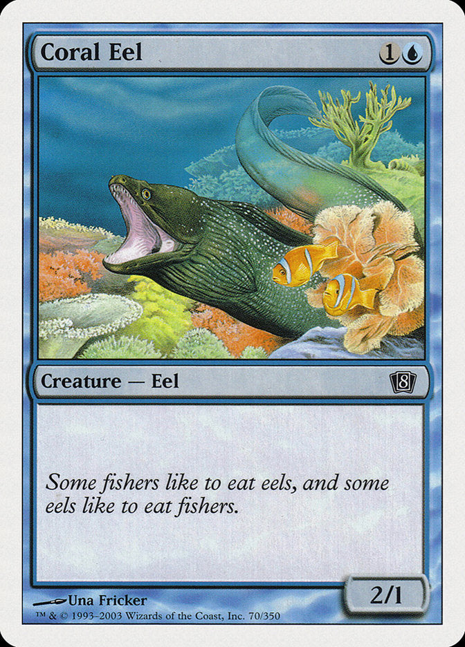 Coral Eel [Eighth Edition] - Magic: The Gathering - Card Brawlers | Quebec | Canada |