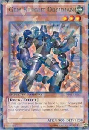 Gem-Knight Obsidian [DT06-EN067] Rare - Yu-Gi-Oh! - Card Brawlers | Quebec | Canada |