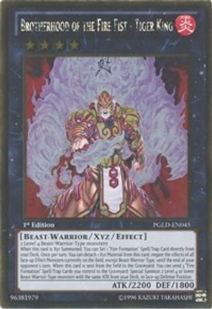 Brotherhood of the Fire Fist - Tiger King [PGLD-EN045] Gold Rare - Yu-Gi-Oh! - Card Brawlers | Quebec | Canada |