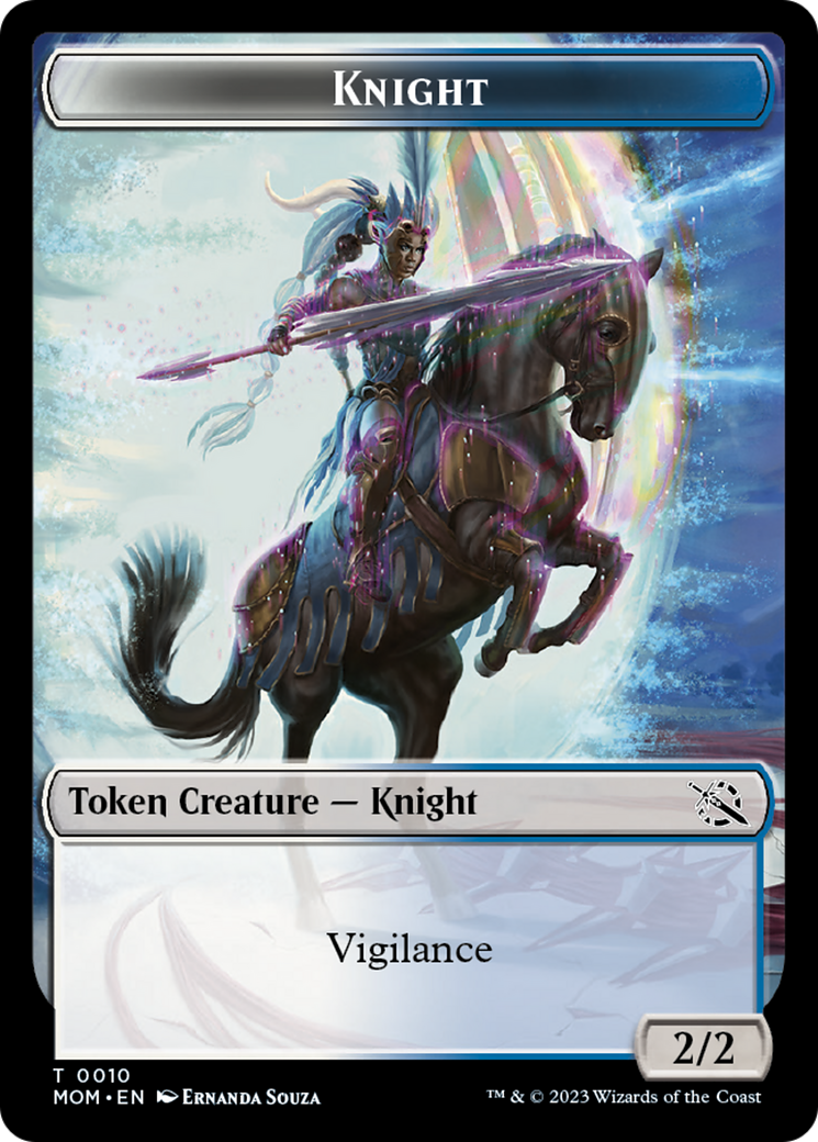 Assassin // Knight (10) Double-Sided Token [March of the Machine Commander Tokens] - Magic: The Gathering - Card Brawlers | Quebec | Canada |