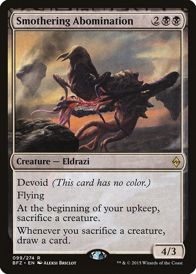 Smothering Abomination [Battle for Zendikar] - Magic: The Gathering - Card Brawlers | Quebec | Canada |