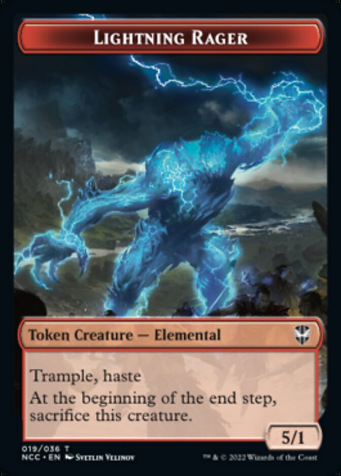Lightning Rager // Rogue Double-Sided Token [Streets of New Capenna Commander Tokens] - Magic: The Gathering - Card Brawlers | Quebec | Canada |