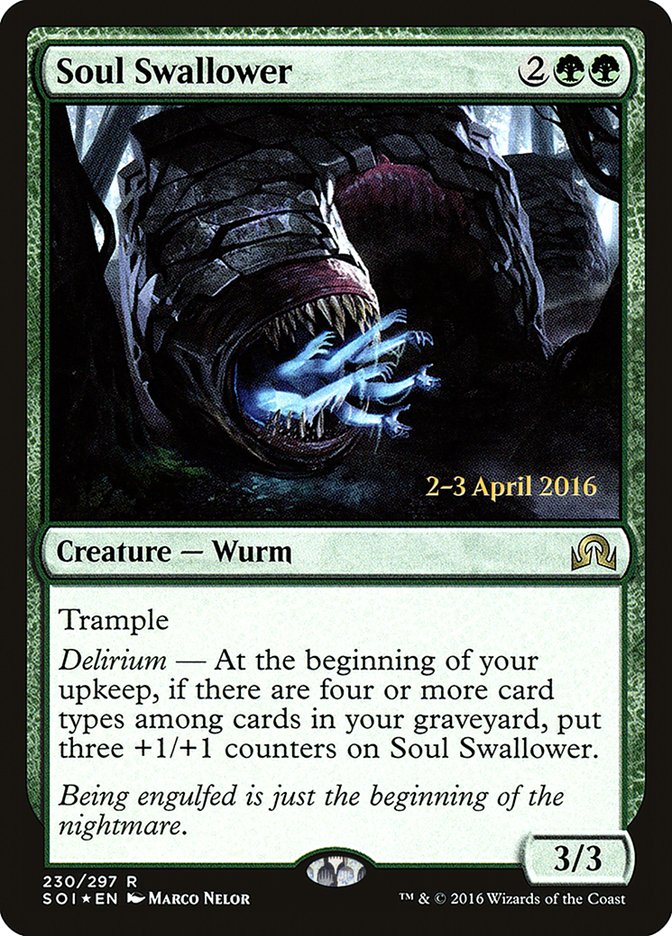 Soul Swallower [Shadows over Innistrad Prerelease Promos] - Magic: The Gathering - Card Brawlers | Quebec | Canada |