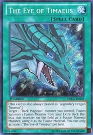 The Eye of Timaeus [DRLG-EN005] Secret Rare - Yu-Gi-Oh! - Card Brawlers | Quebec | Canada |