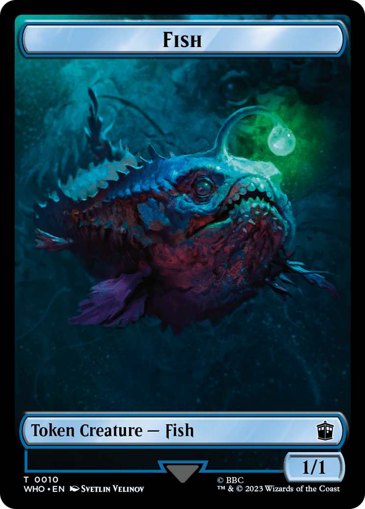 Fish // Food (0026) Double-Sided Token [Doctor Who Tokens] - Magic: The Gathering - Card Brawlers | Quebec | Canada |