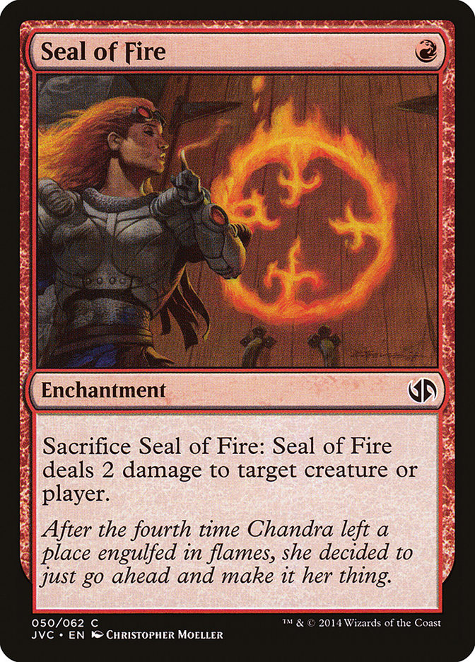 Seal of Fire [Duel Decks Anthology] - Magic: The Gathering - Card Brawlers | Quebec | Canada |