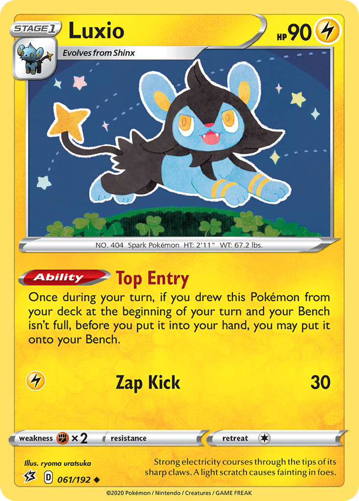Luxio (061/192) [Sword & Shield: Rebel Clash] - Pokémon - Card Brawlers | Quebec | Canada |