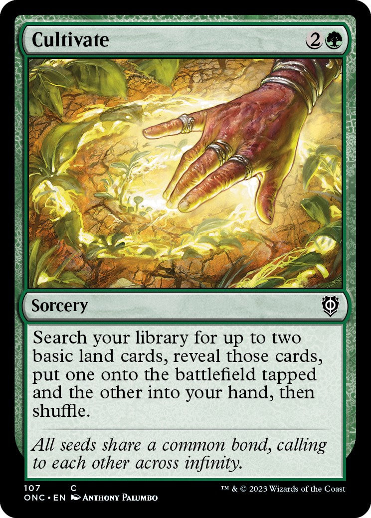Cultivate [Phyrexia: All Will Be One Commander] - Magic: The Gathering - Card Brawlers | Quebec | Canada |