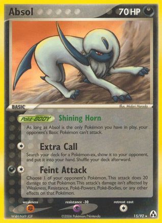 Absol (15/92) [EX: Legend Maker] - Pokémon - Card Brawlers | Quebec | Canada |