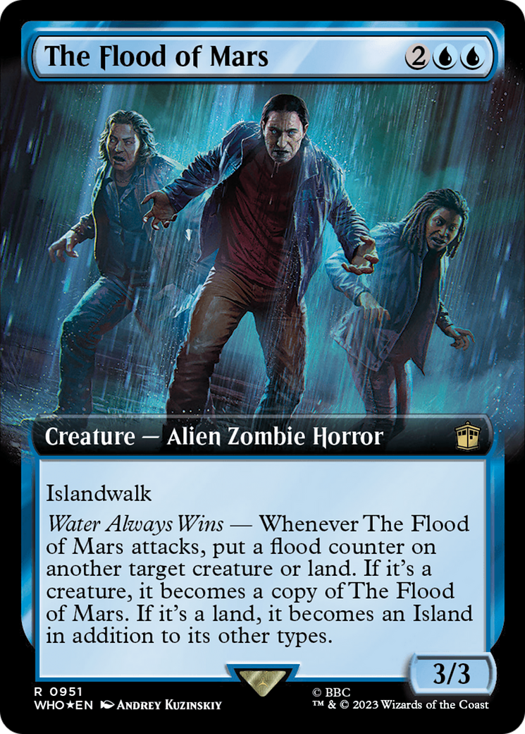 The Flood of Mars (Extended Art) (Surge Foil) [Doctor Who] - Magic: The Gathering - Card Brawlers | Quebec | Canada |