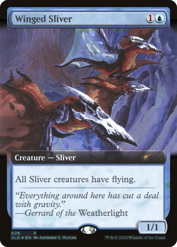 Winged Sliver (Extended Art) [Secret Lair Drop Promos] - Magic: The Gathering - Card Brawlers | Quebec | Canada |