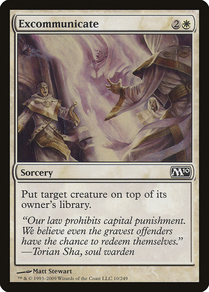 Excommunicate [Magic 2010] - Magic: The Gathering - Card Brawlers | Quebec | Canada |