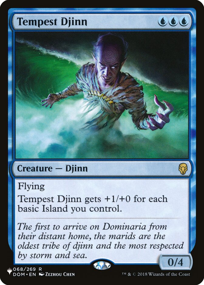 Tempest Djinn [The List] - Magic: The Gathering - Card Brawlers | Quebec | Canada |