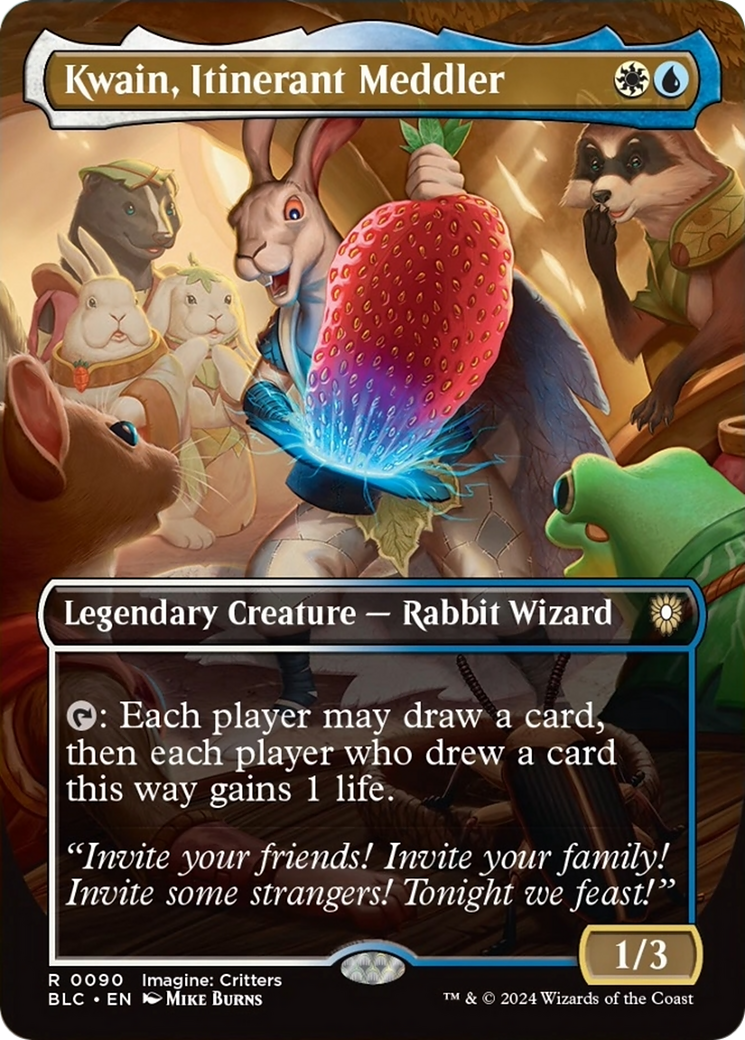 Kwain, Itinerant Meddler (Borderless) [Bloomburrow Commander] - Magic: The Gathering - Card Brawlers | Quebec | Canada |