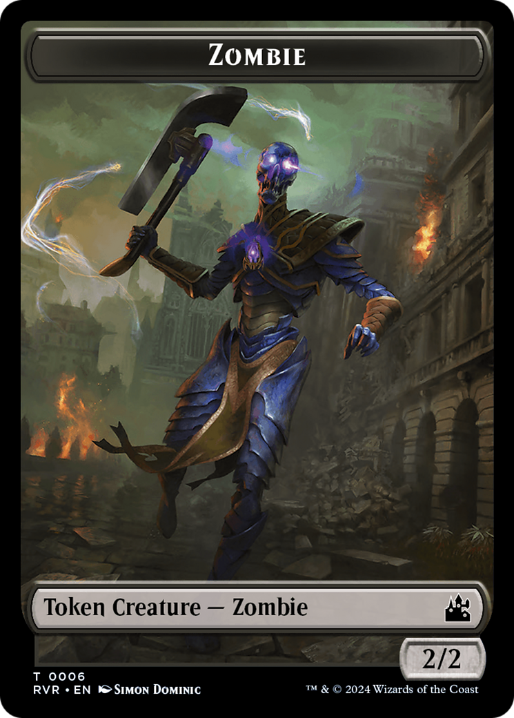 Bird // Zombie Double-Sided Token [Ravnica Remastered Tokens] - Magic: The Gathering - Card Brawlers | Quebec | Canada |