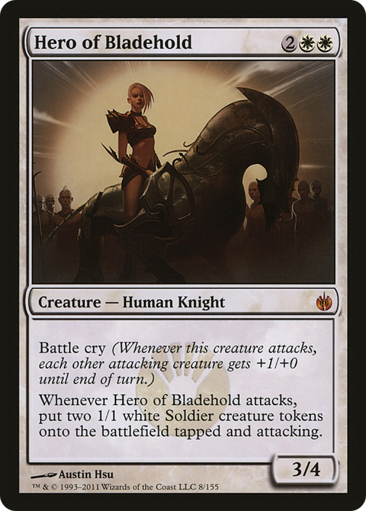 Hero of Bladehold (Mirrodin Besieged) (Oversized) [Oversize Cards] - Magic: The Gathering - Card Brawlers | Quebec | Canada |