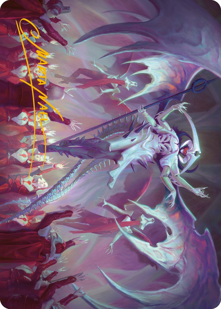 Atraxa, Grand Unifier Art Card (Gold-Stamped Signature) [Phyrexia: All Will Be One Art Series] - Magic: The Gathering - Card Brawlers | Quebec | Canada |